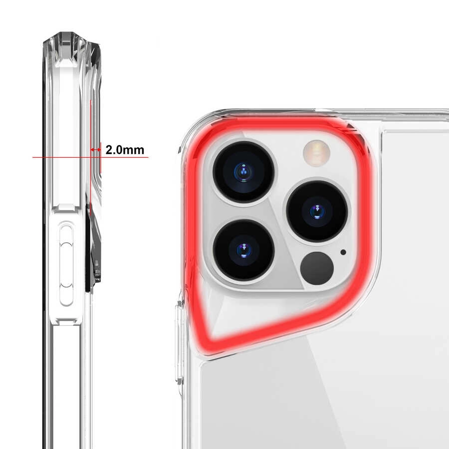 iPhone Uyumlu 14 Pro Kılıf Zore T-Max Kapak