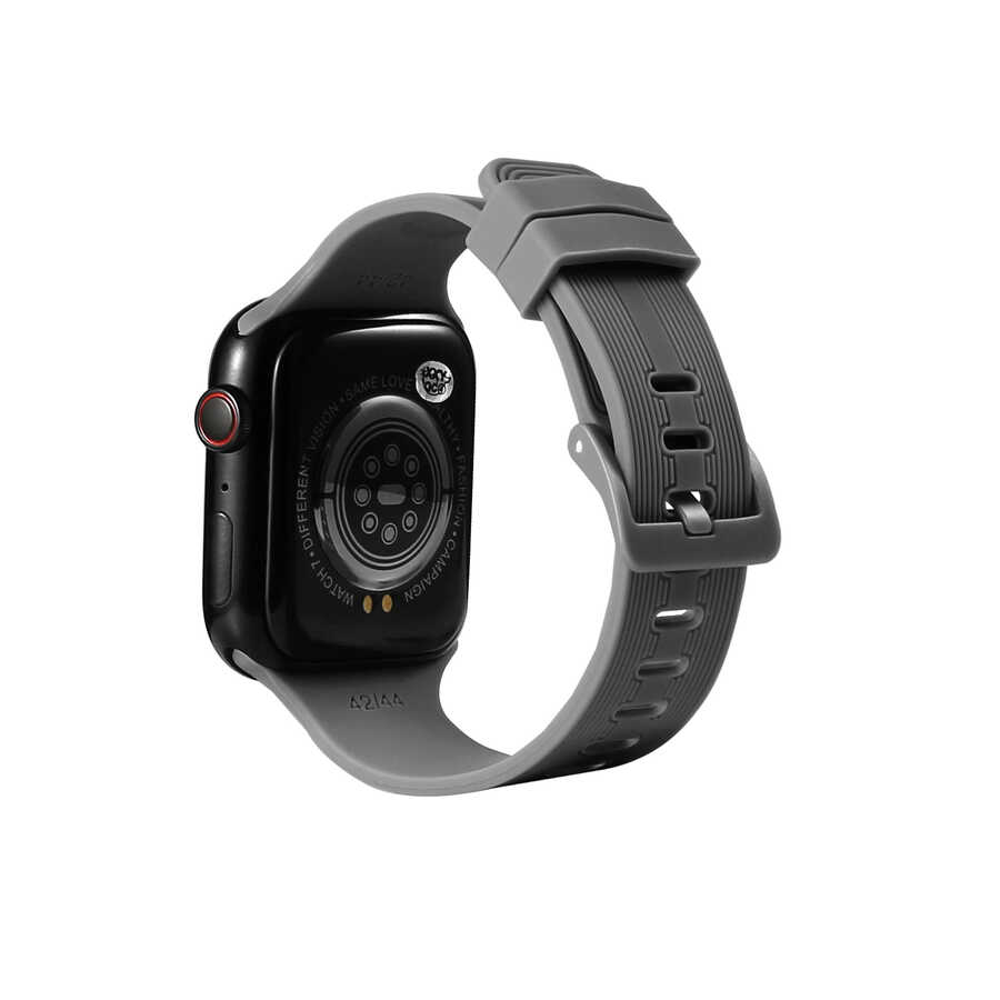 Watch 44mm KRD-23 Silikon Kordon-Gri