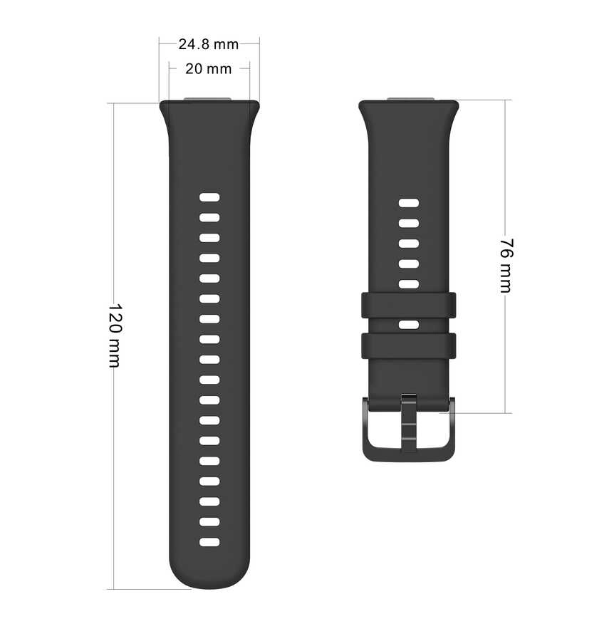 Huawei Uyumlu Watch Fit 2 KRD-43 Silikon Kordon