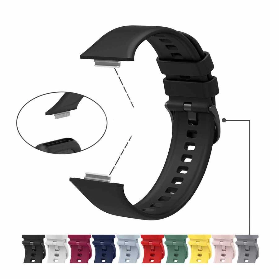 Huawei Uyumlu Watch Fit 2 KRD-43 Silikon Kordon