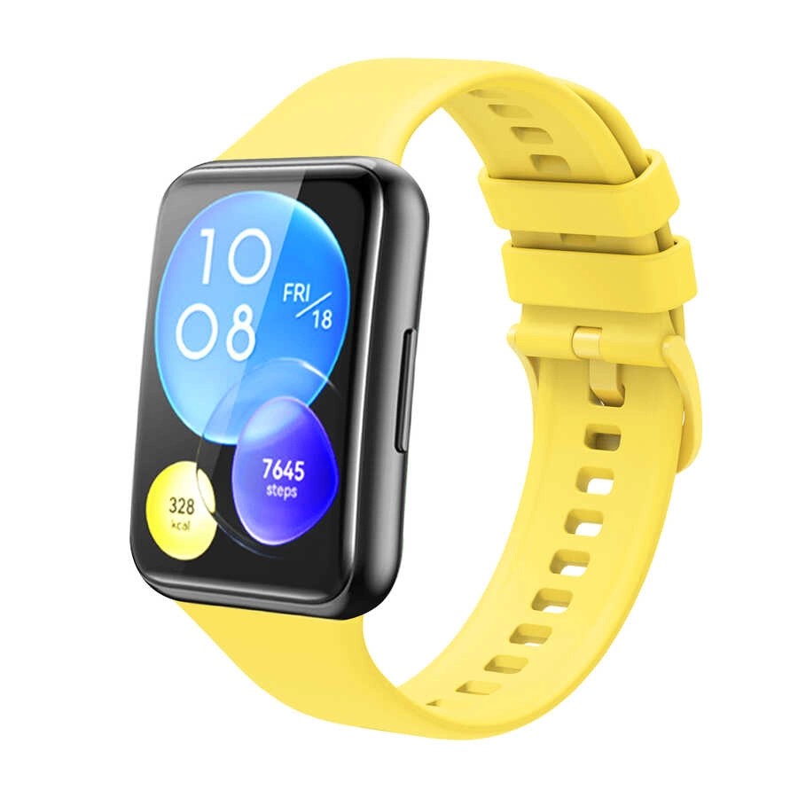Huawei Uyumlu Watch Fit 2 KRD-43 Silikon Kordon