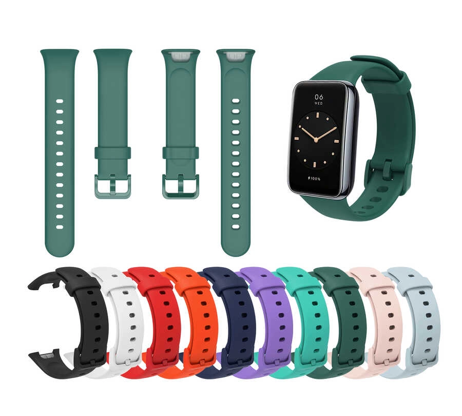 Xiaomi Uyumlu  Mi Band 7 Pro KRD-70 Silikon Kordon