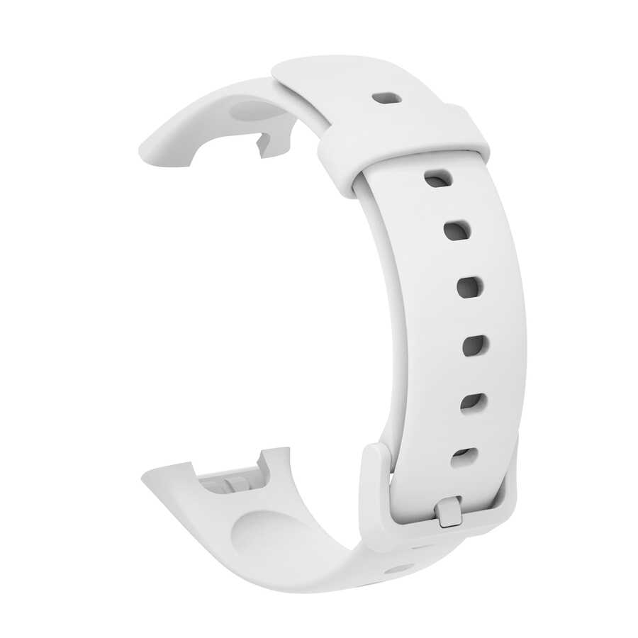 Xiaomi Uyumlu  Mi Band 7 Pro KRD-70 Silikon Kordon-Beyaz