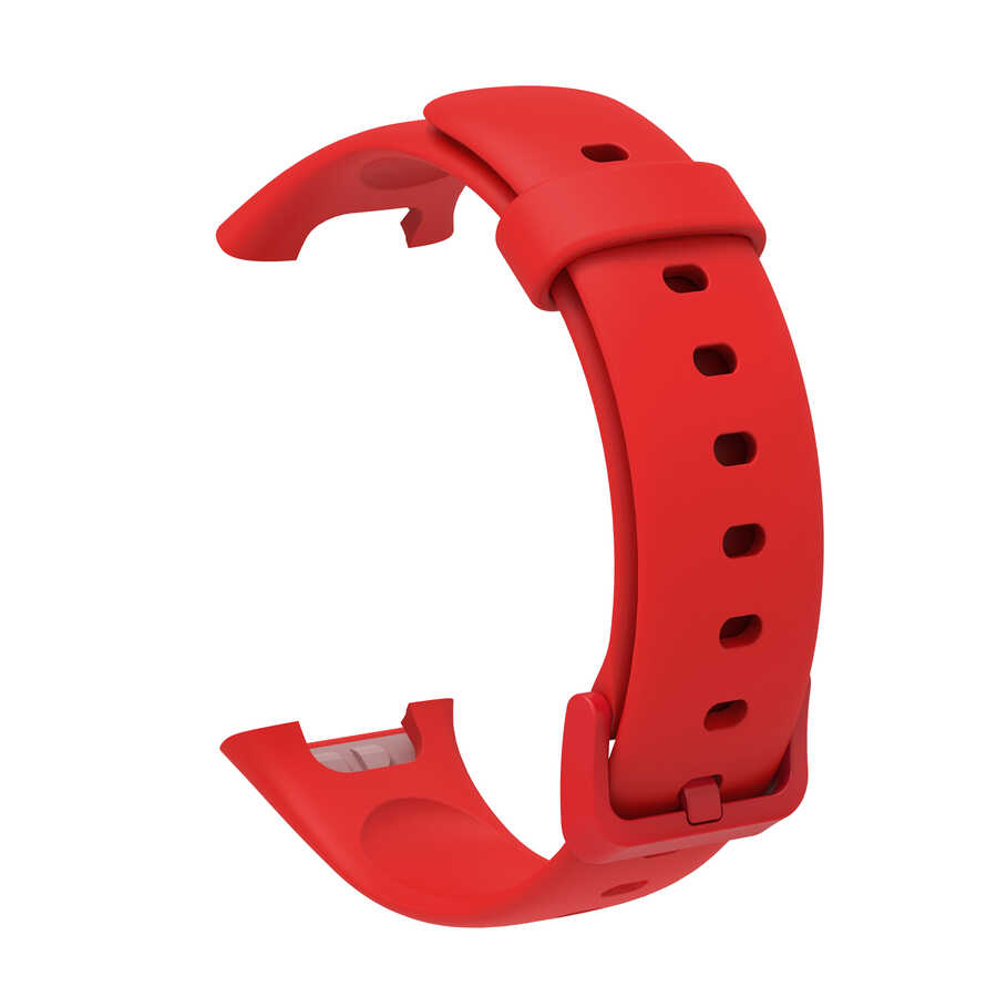 Xiaomi Uyumlu  Mi Band 7 Pro KRD-70 Silikon Kordon-Kırmızı