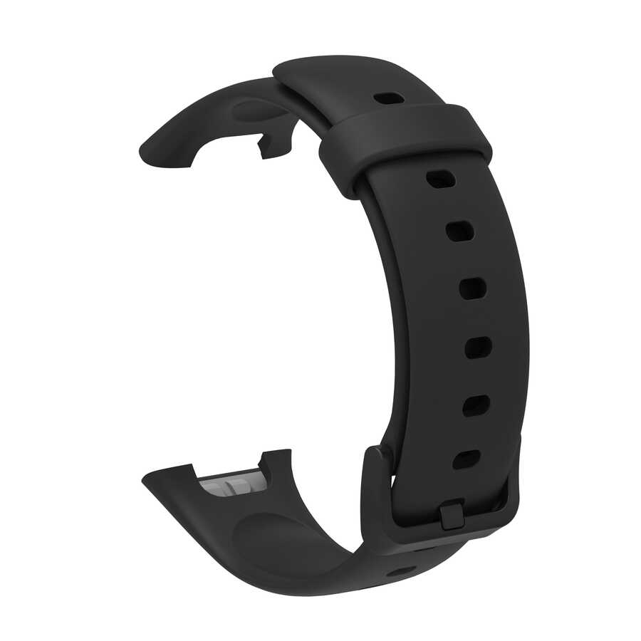 Xiaomi Uyumlu  Mi Band 7 Pro KRD-70 Silikon Kordon-Siyah