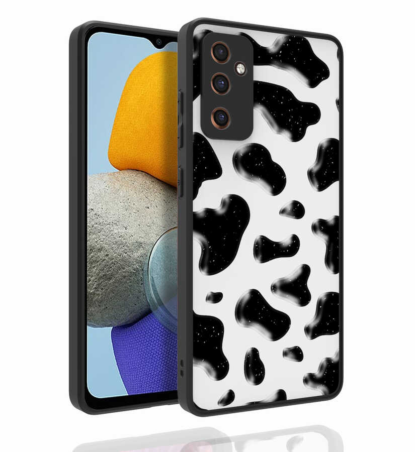 Galaxy Uyumlu M23 Kılıf Desenli Kamera Korumalı Parlak Zore Nora Kapak-No2