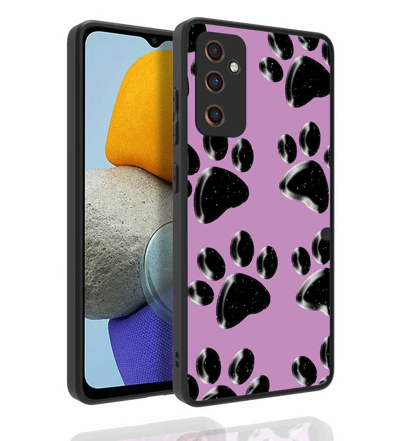 Galaxy Uyumlu M23 Kılıf Desenli Kamera Korumalı Parlak Zore Nora Kapak-No3