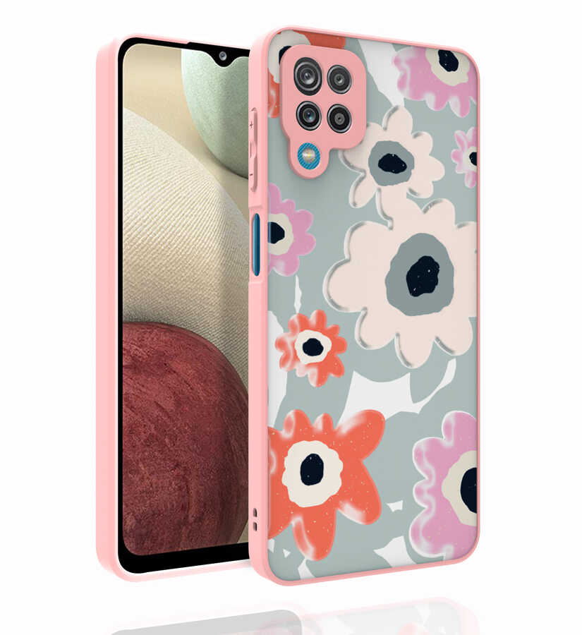 Galaxy Uyumlu M33 Kılıf Desenli Kamera Korumalı Parlak Zore Nora Kapak-No5