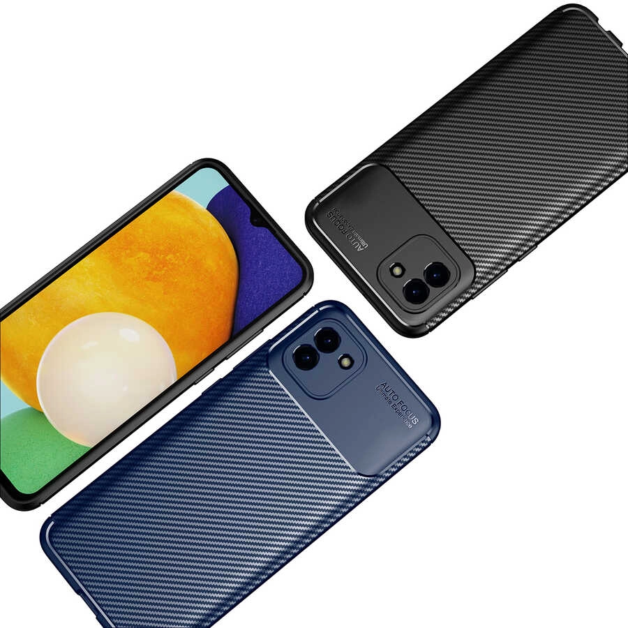 Galaxy Uyumlu A03 Kılıf Zore Negro Silikon Kapak