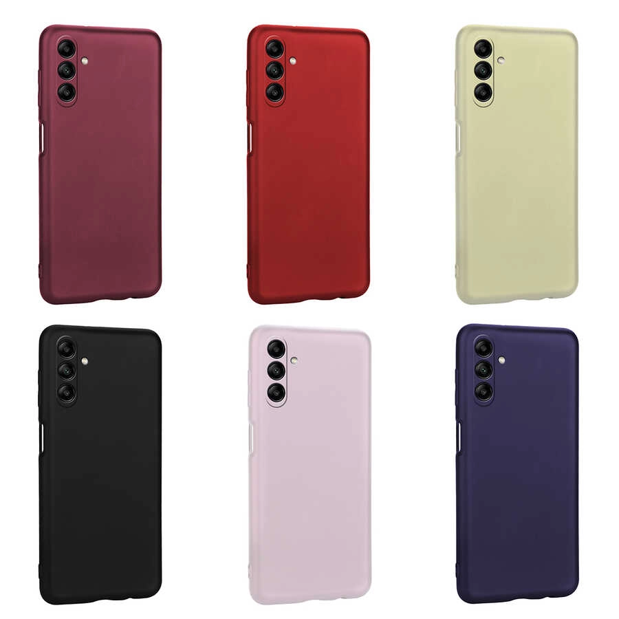 Galaxy Uyumlu A04S Kılıf Zore Premier Silikon Kapak