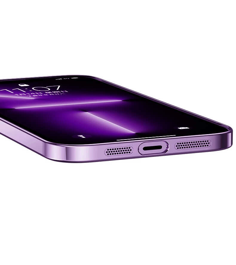 iPhone Uyumlu 14 Pro Kılıf Wireless Şarj Özellikli Sert PC Zore Riksos M-safe Kapak