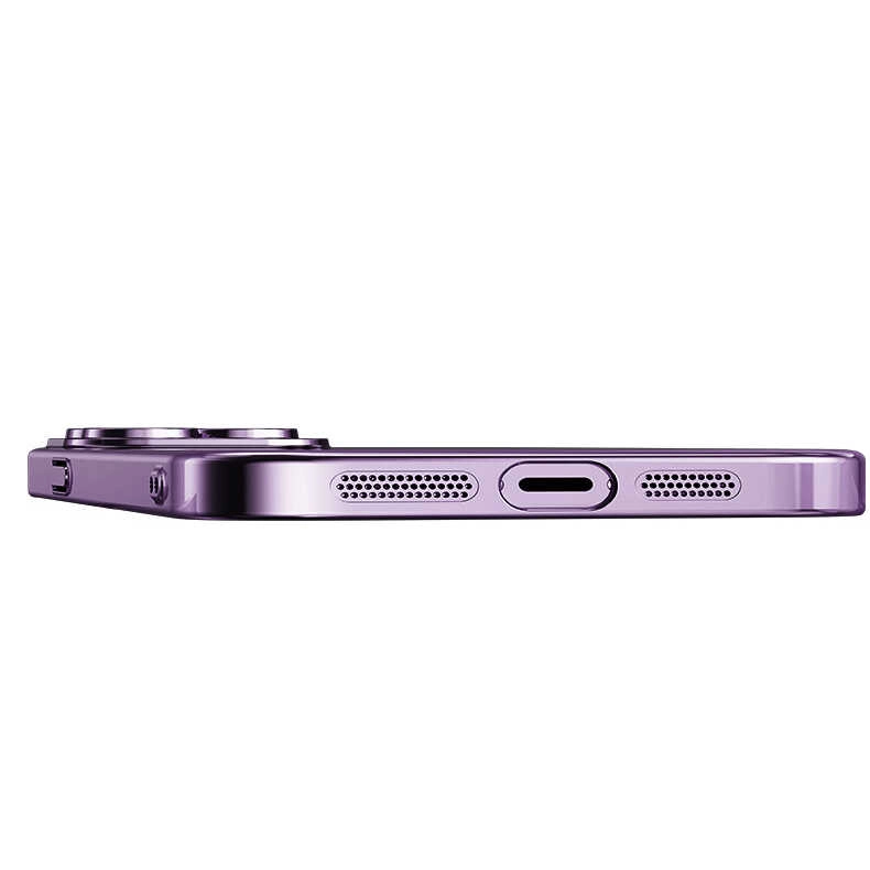 iPhone Uyumlu 14 Pro Max Kılıf Sert PC Renkli Çerçeveli Zore Riksos Kapak