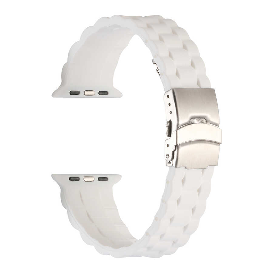 Watch 38mm KRD-72 Silikon Kordon-Beyaz