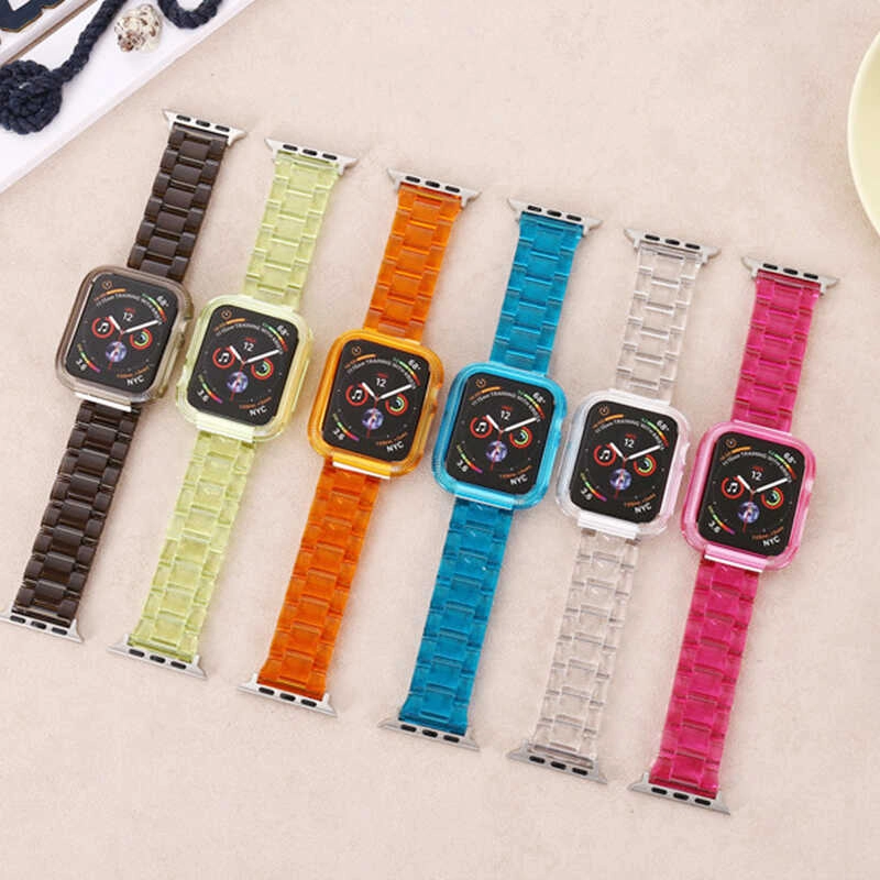 Apple Watch Ultra 49mm Kordon KRD-33 Strap Kayış-Sarı