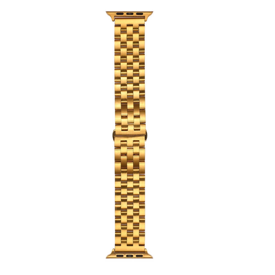 Apple Watch Ultra 49mm Kordon KRD-20 Metal Strap Kayış-Gümüş