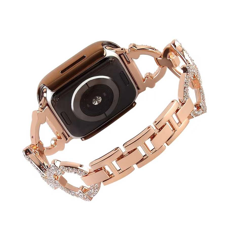 ​​​Apple Watch Ultra 49mm Kordon KRD-57 Metal Strap Kayış-Siyah