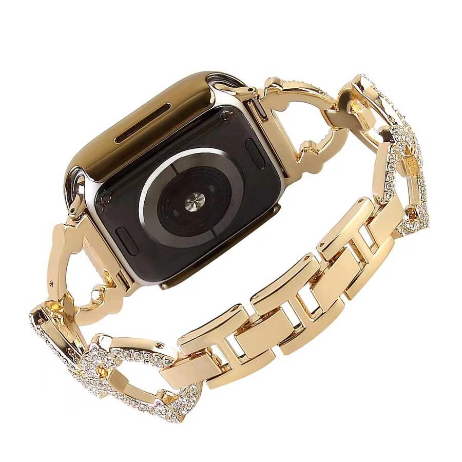 ​​​Apple Watch Ultra 49mm Kordon KRD-57 Metal Strap Kayış-Siyah