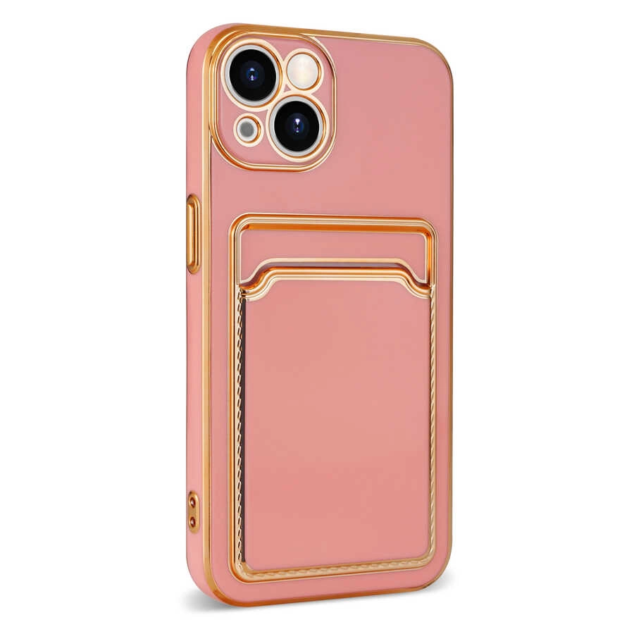 iPhone Uyumlu 13 Kılıf Zore Bark Kartlıklı Kapak