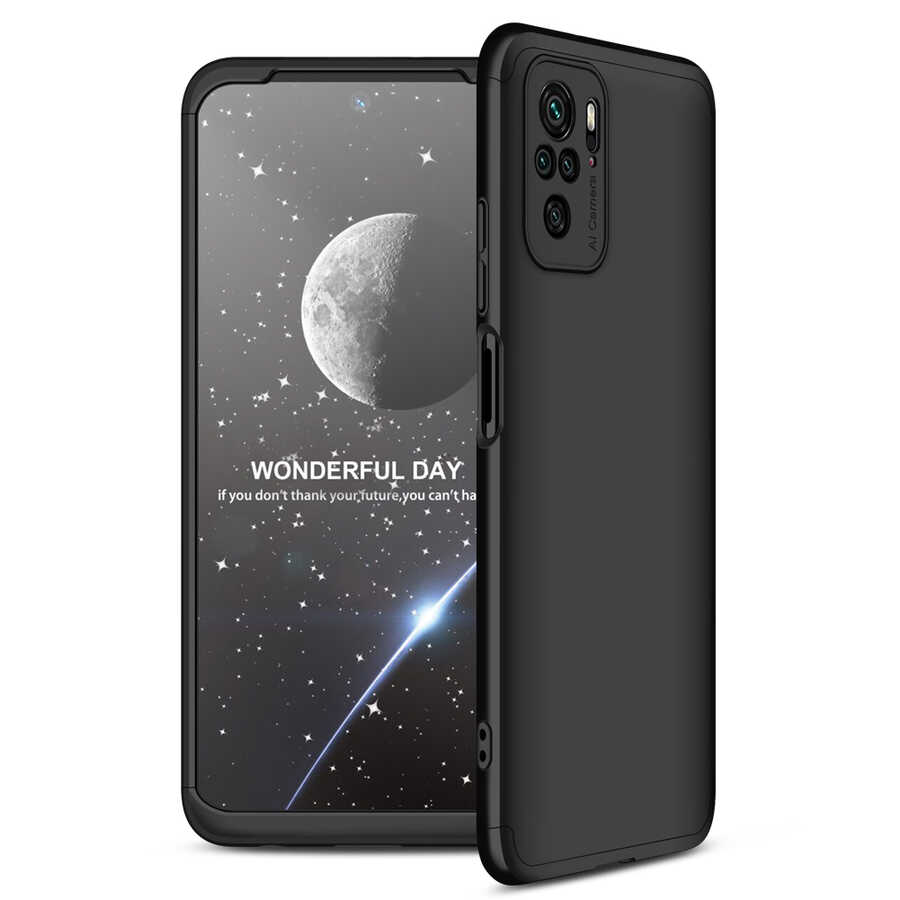 Xiaomi Uyumlu  Poco M5S Kılıf Zore Ays Kapak-Siyah