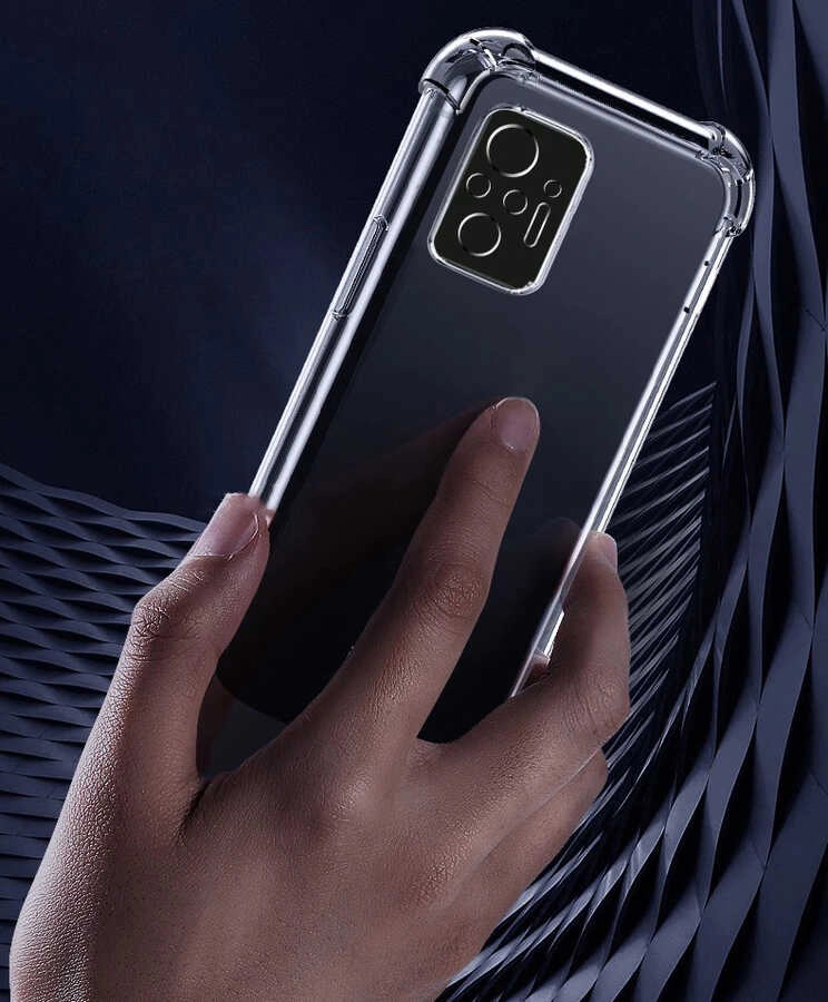 Xiaomi Uyumlu  Poco M5S Kılıf Zore Kamera Korumalı Nitro Anti Shock Silikon