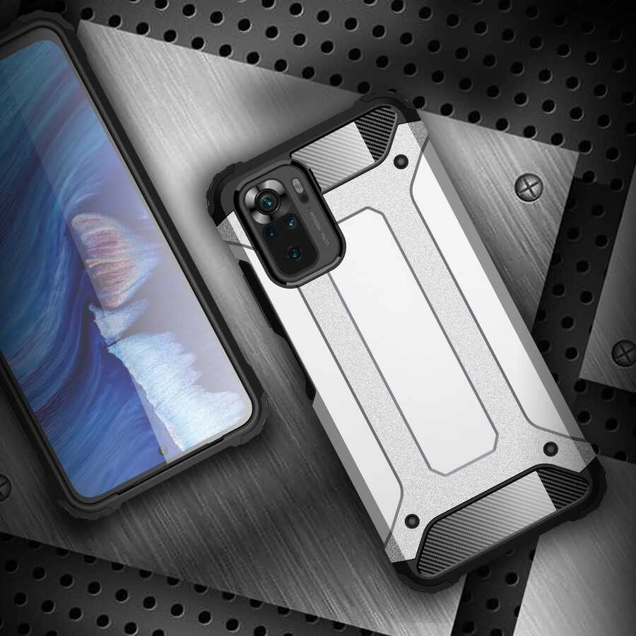 Xiaomi Uyumlu  Poco M5S Kılıf Zore Crash Silikon Kapak