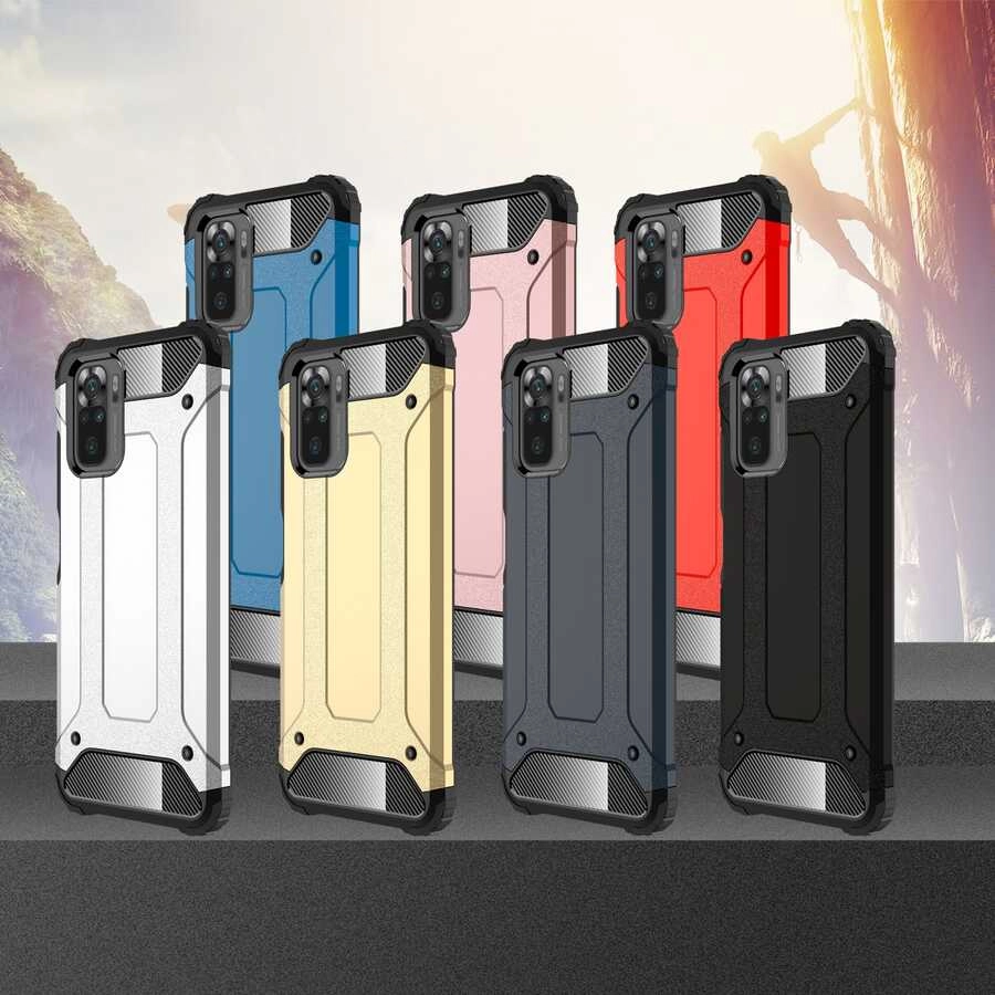 Xiaomi Uyumlu  Poco M5S Kılıf Zore Crash Silikon Kapak