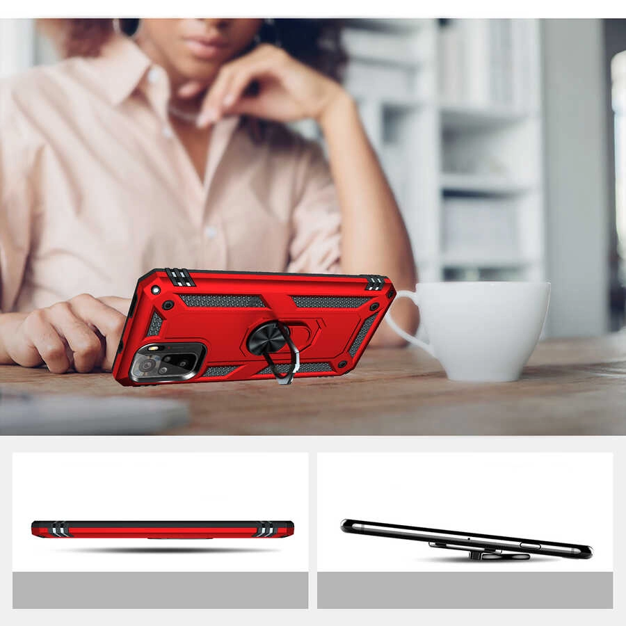 Xiaomi Uyumlu  Poco M5S Kılıf Zore Vega Kapak