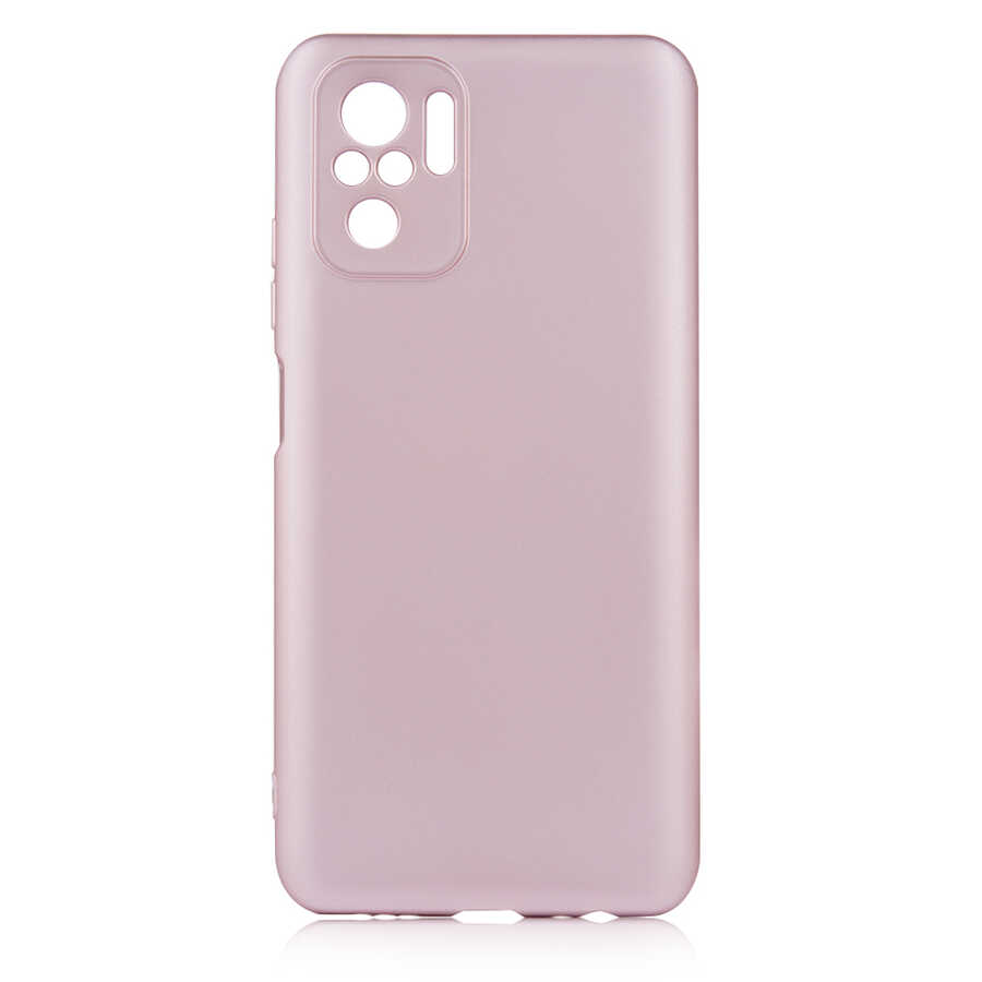 Xiaomi Uyumlu  Poco M5S Kılıf Zore Premier Silikon Kapak-Rose gold