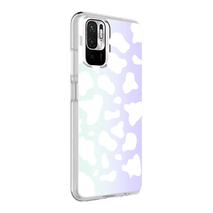 Xiaomi Uyumlu  Poco M5S Kılıf Zore M-Blue Desenli Kapak-Cow no2