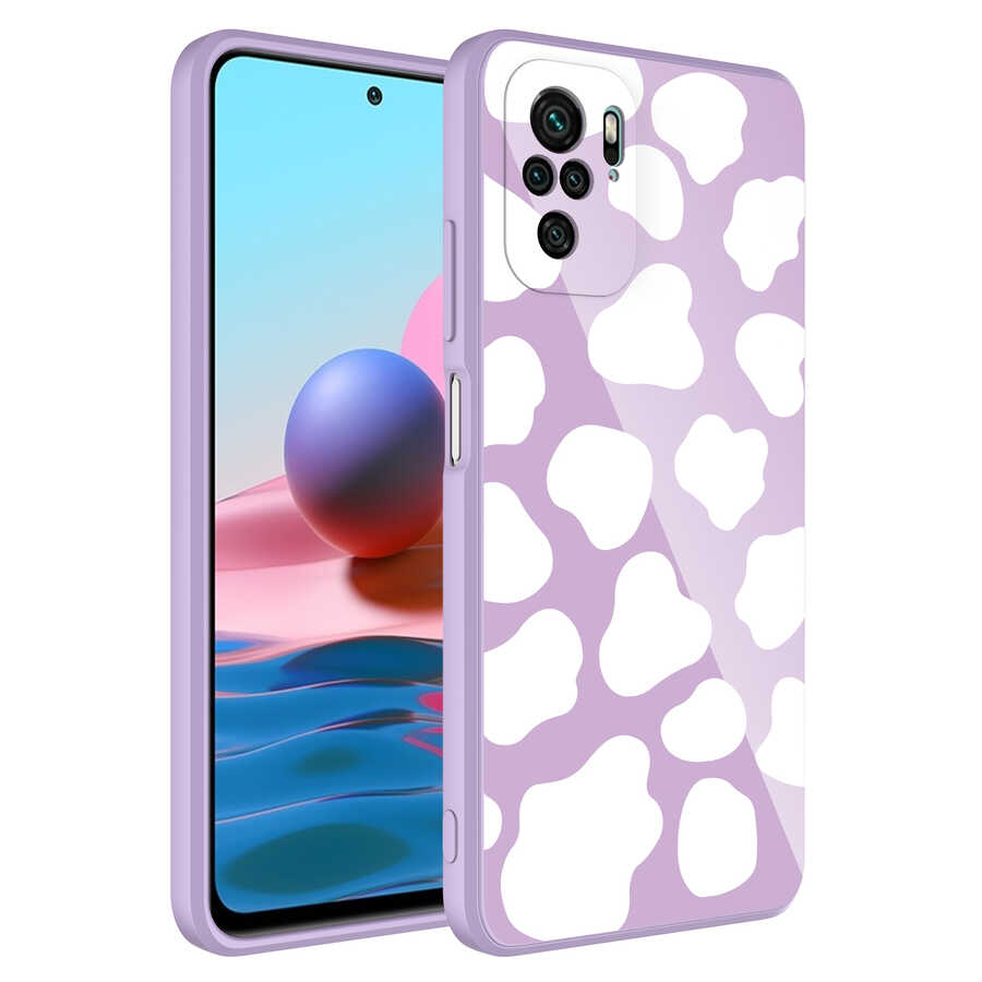 Xiaomi Uyumlu  Poco M5S Kılıf Kamera Korumalı Desenli Sert Silikon Zore Epoksi Kapak-No6