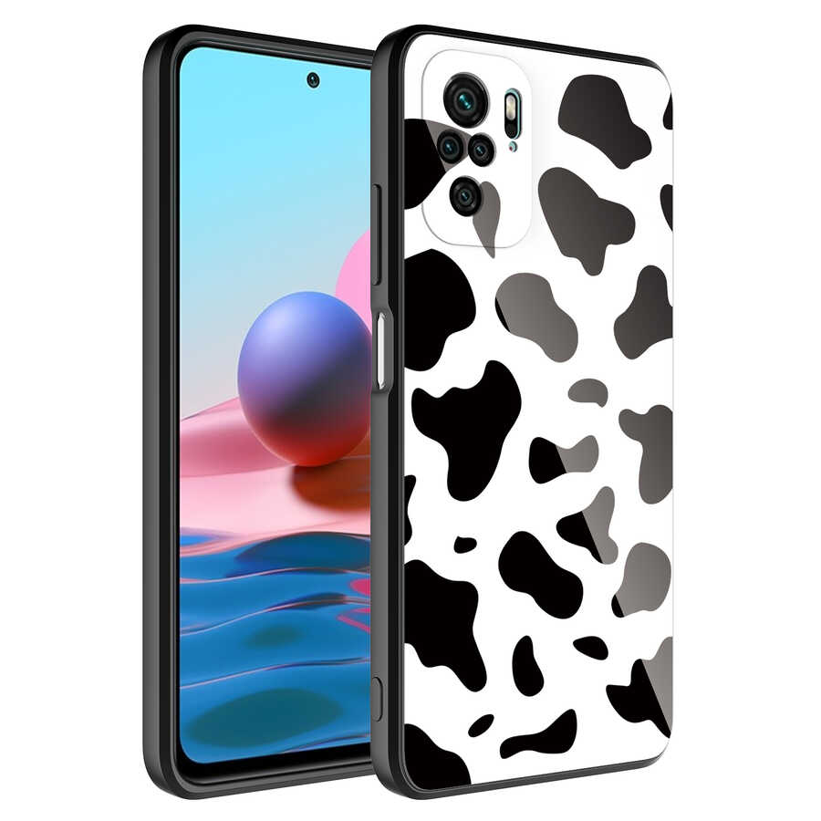 Xiaomi Uyumlu  Poco M5S Kılıf Kamera Korumalı Desenli Sert Silikon Zore Epoksi Kapak-No7