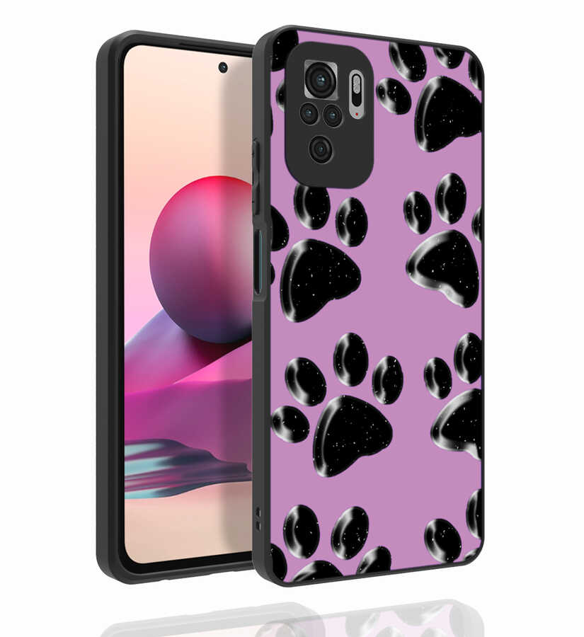 Xiaomi Uyumlu  Poco M5S Kılıf Desenli Kamera Korumalı Parlak Zore Nora Kapak-No3