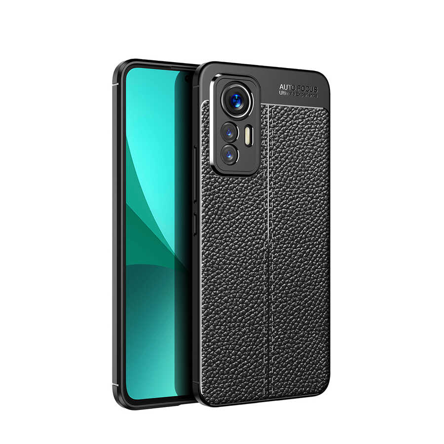Xiaomi Uyumlu  Mi 12 Lite Kılıf Zore Niss Silikon Kapak-Siyah