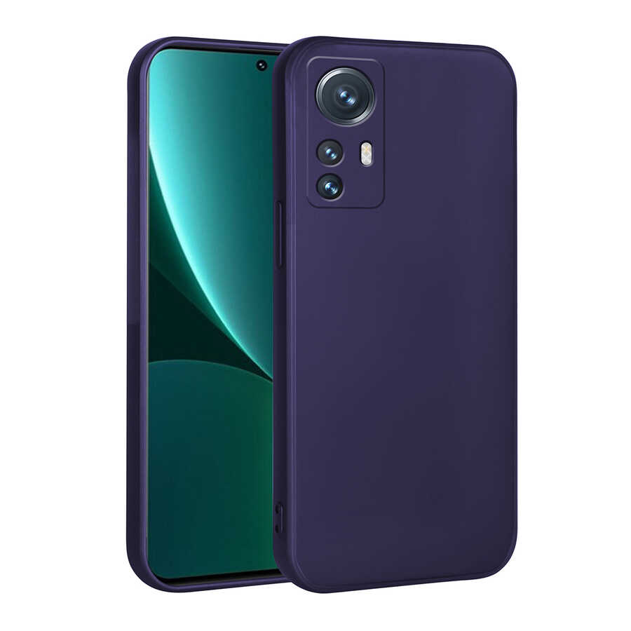 Xiaomi Uyumlu  Mi 12 Lite Kılıf Zore Premier Silikon Kapak-Lacivert