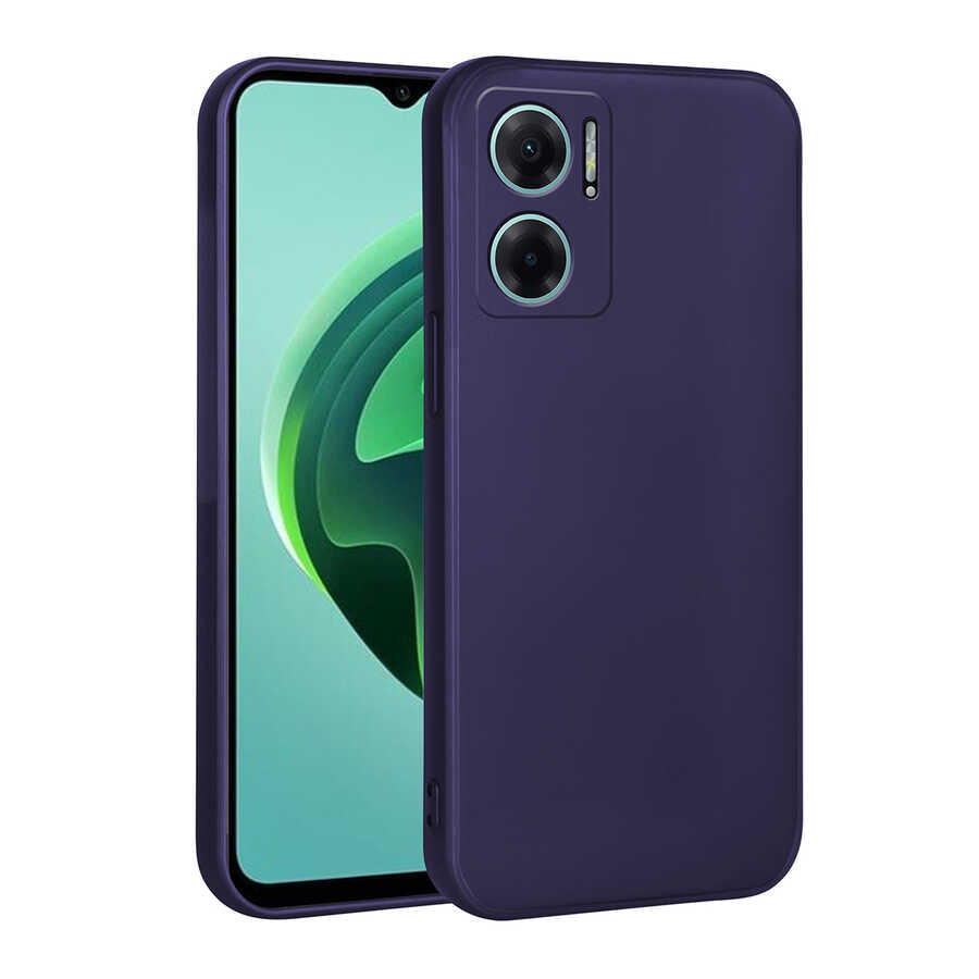 Xiaomi Uyumlu  Redmi Note 11E Kılıf Zore Premier Silikon Kapak-Lacivert