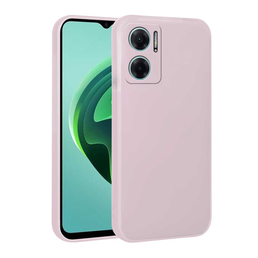 Xiaomi Uyumlu  Redmi Note 11E Kılıf Zore Premier Silikon Kapak-Rose gold