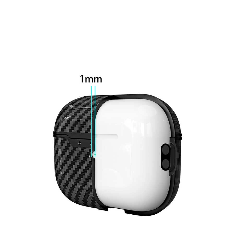 Airpods Uyumlu Pro 2 Kılıf Zore Airbag 04 Silikon-Kırmızı