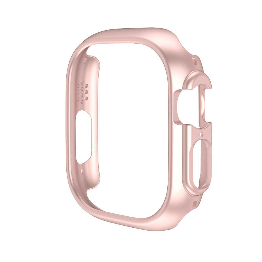 Watch Ultra 49mm Sert PC Kasa Koruyucu Zore Watch Gard 18-Rose gold