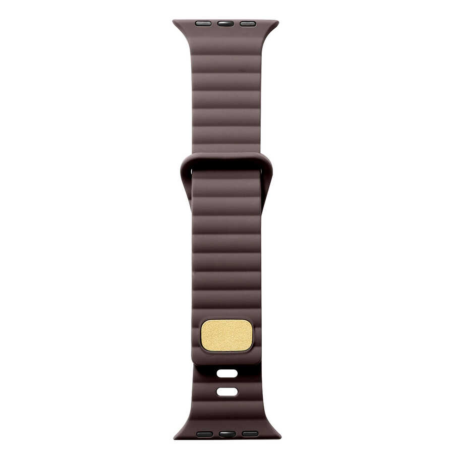 Watch 44mm Zore KRD-73 Silikon Kordon-Kahverengi