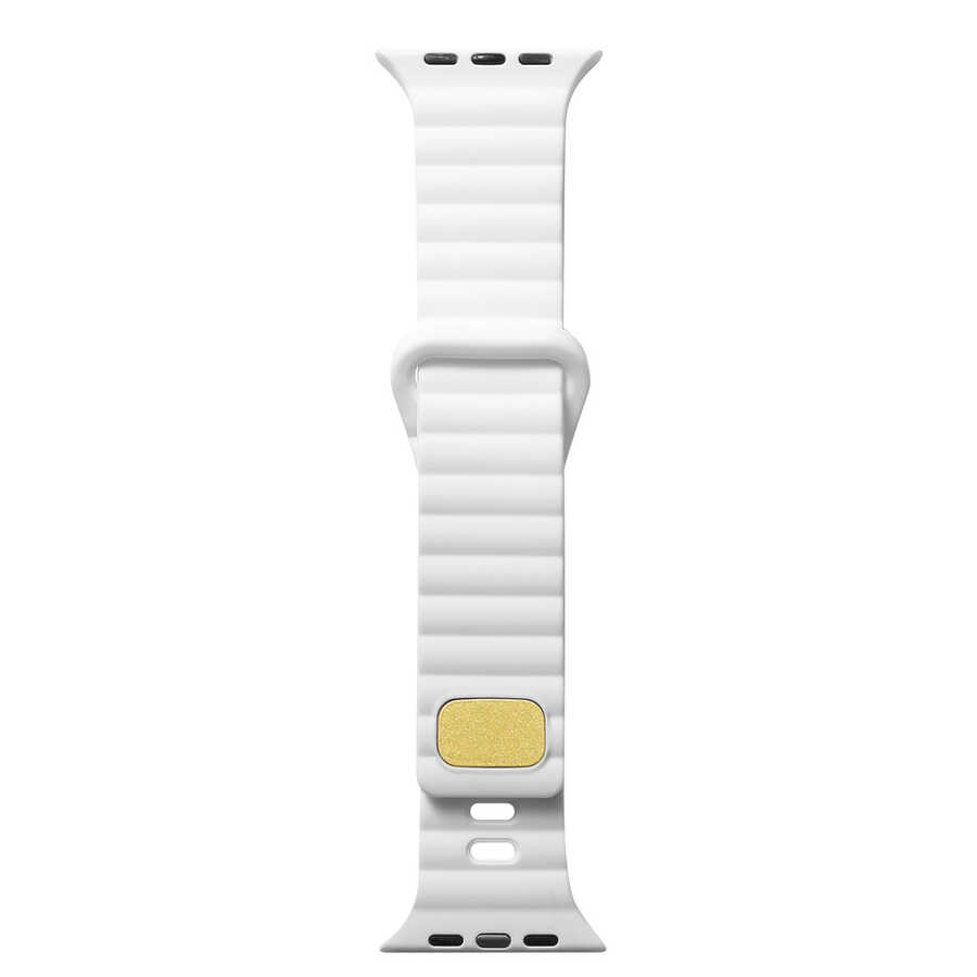 Watch 7 45mm Zore KRD-73 Silikon Kordon-Beyaz