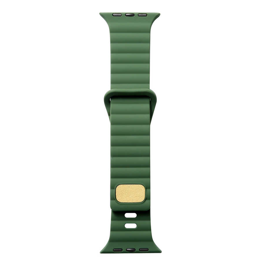 Watch 7 45mm Zore KRD-73 Silikon Kordon-Koyu yeşil
