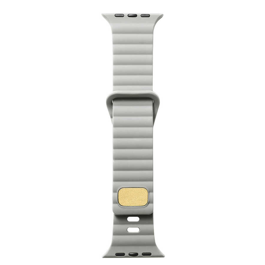 Watch Ultra 49mm Zore KRD-73 Silikon Kordon-Krem
