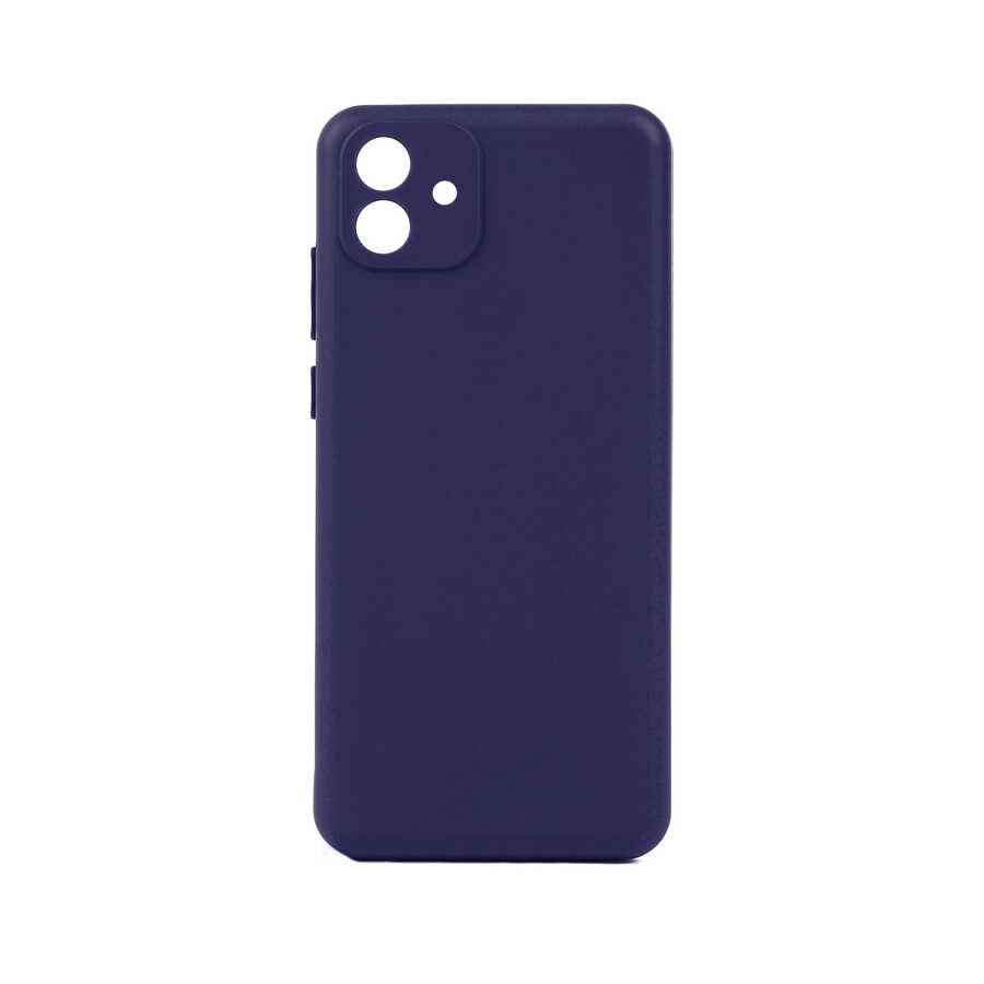 Galaxy Uyumlu A04 Kılıf Zore Biye Silikon-Lacivert