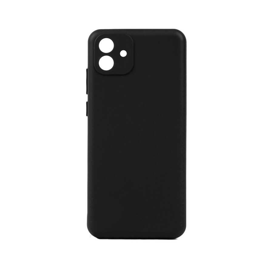 Galaxy Uyumlu A04 Kılıf Zore Biye Silikon-Siyah
