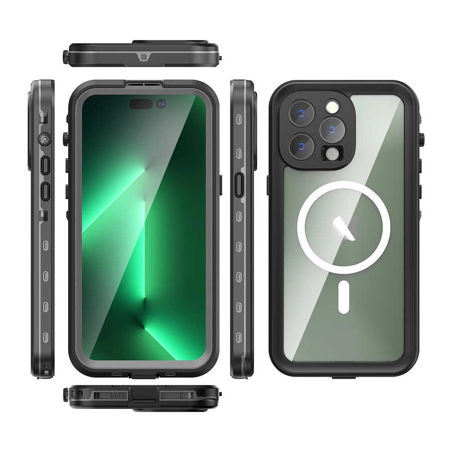 iPhone Uyumlu 14 Pro Max Kılıf 1-1 Su Geçirmez Kılıf