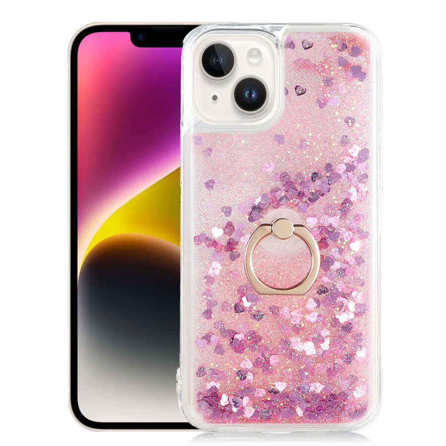 iPhone Uyumlu 14 Kılıf Zore Milce Kapak-Pembe