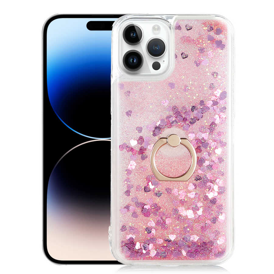 iPhone Uyumlu 14 Pro Max Kılıf Zore Milce Kapak-Pembe