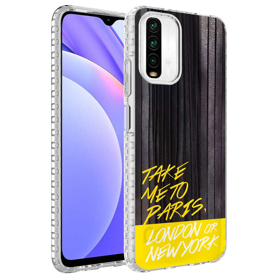 Xiaomi Uyumlu  Redmi Note 10S Kılıf Airbag Kenarlı Renkli Desenli Silikon Zore Elegans Kapak-No3