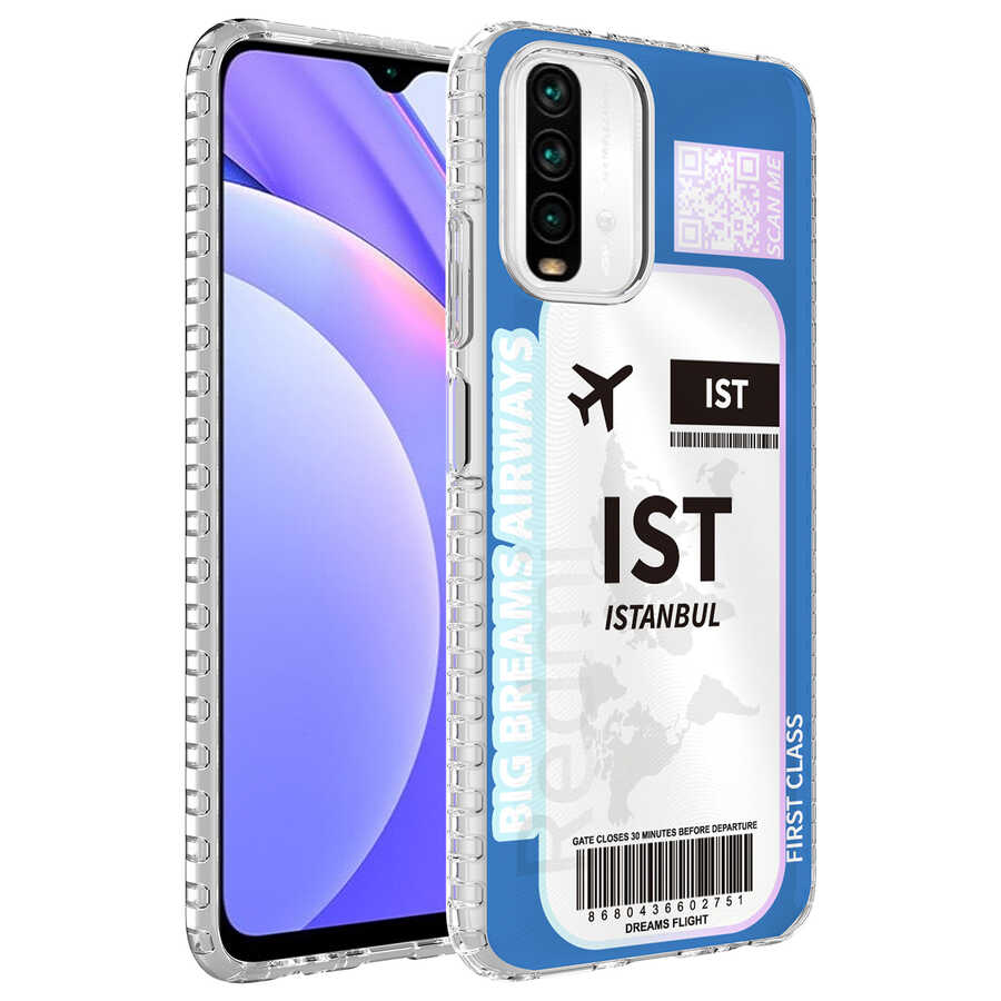 Xiaomi Uyumlu  Redmi Note 10S Kılıf Airbag Kenarlı Renkli Desenli Silikon Zore Elegans Kapak-No4