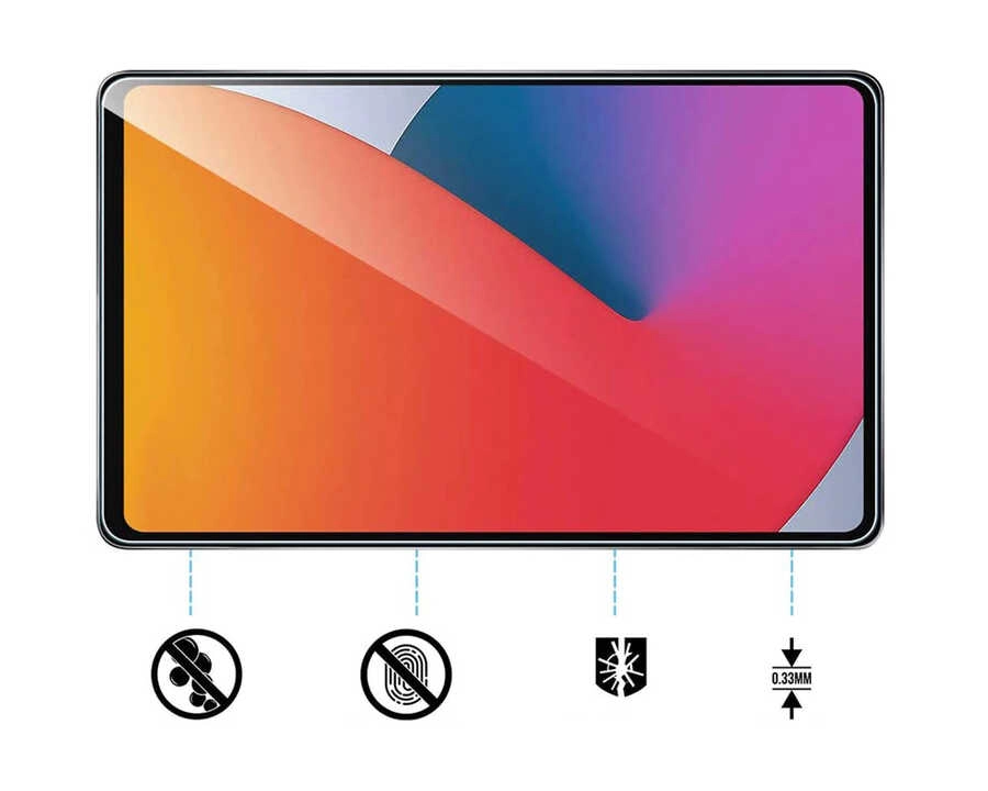 iPad Uyumlu 10.9 2022 (10.Nesil) Zore Tablet Temperli Cam Ekran Koruyucu